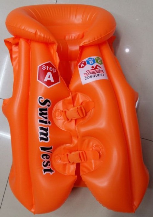 游泳用品泳衣 幼儿童救生衣充气衣 孩子游泳背心漂流安全背心详情2