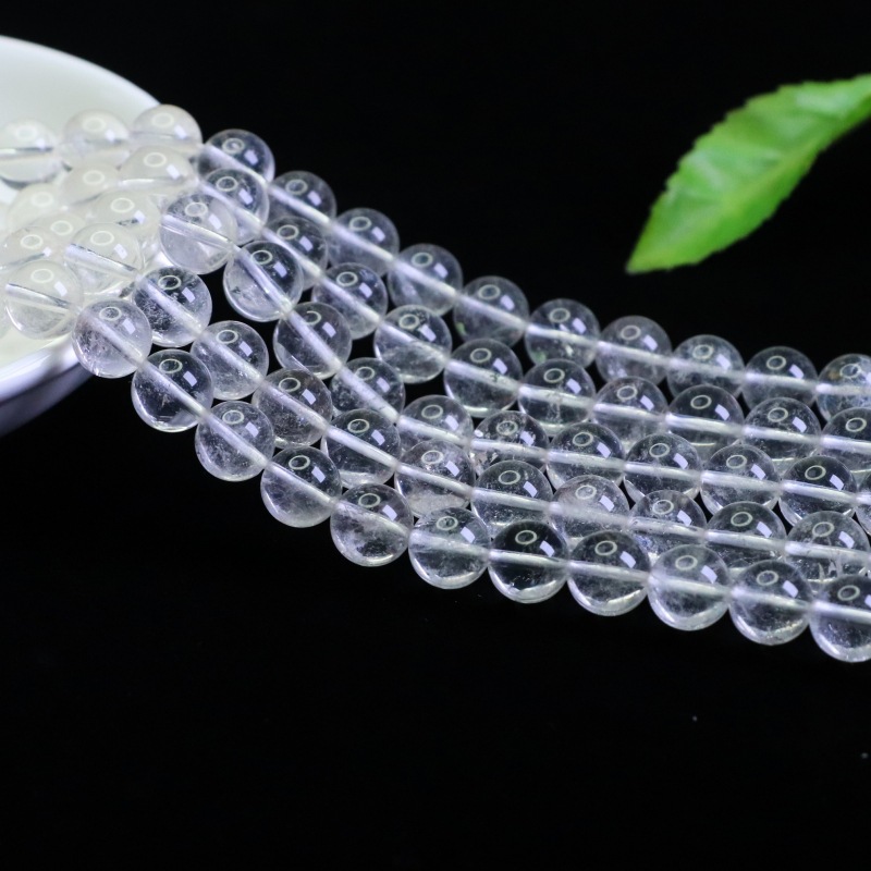 Aiyu Natural 3A White Crystal Bracelet White Asei White Ghost Semi-finished Product Handmade Loose Beads Wholesale AY5031905 pic 3