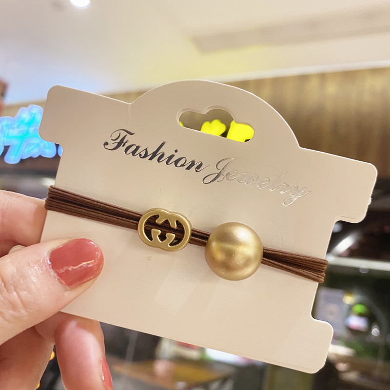 Trendy hair ties, hair accessories, rubber band hair bands, adult female students, Korean version, simple and cute rubber band hair ties, Instagram pic 7