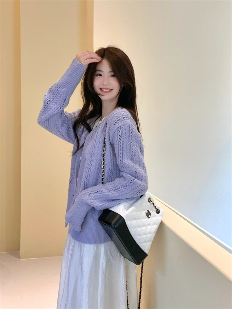 【 Ruida 】 Early Spring 2024 Spring New high-end white dress, cut-out dress, French-style long dress pic 8