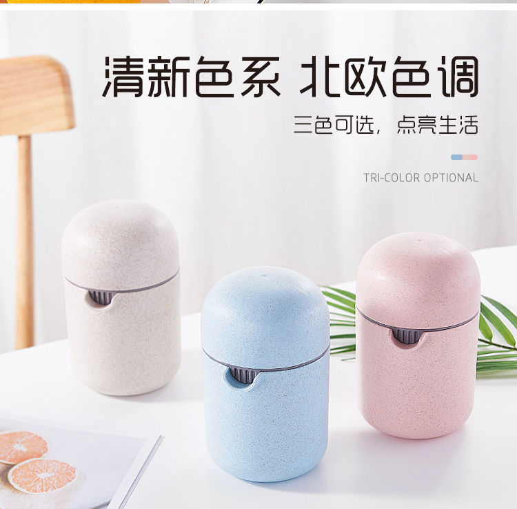 Manual juicer, small, simple and portable juicer cup, household press, fruit, orange and lemon squeezer pic 3