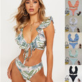 The 2020 new three-piece set of sexy printed bikini swimsuits for large-sized export from Africa, Europe and America pic 30
