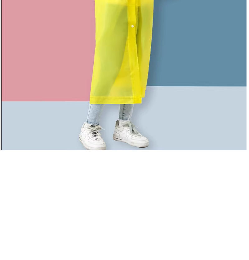 儿童雨衣eva非一次性商丘连体徒步透明雨衣旅游玩水漂流便携雨衣详情13