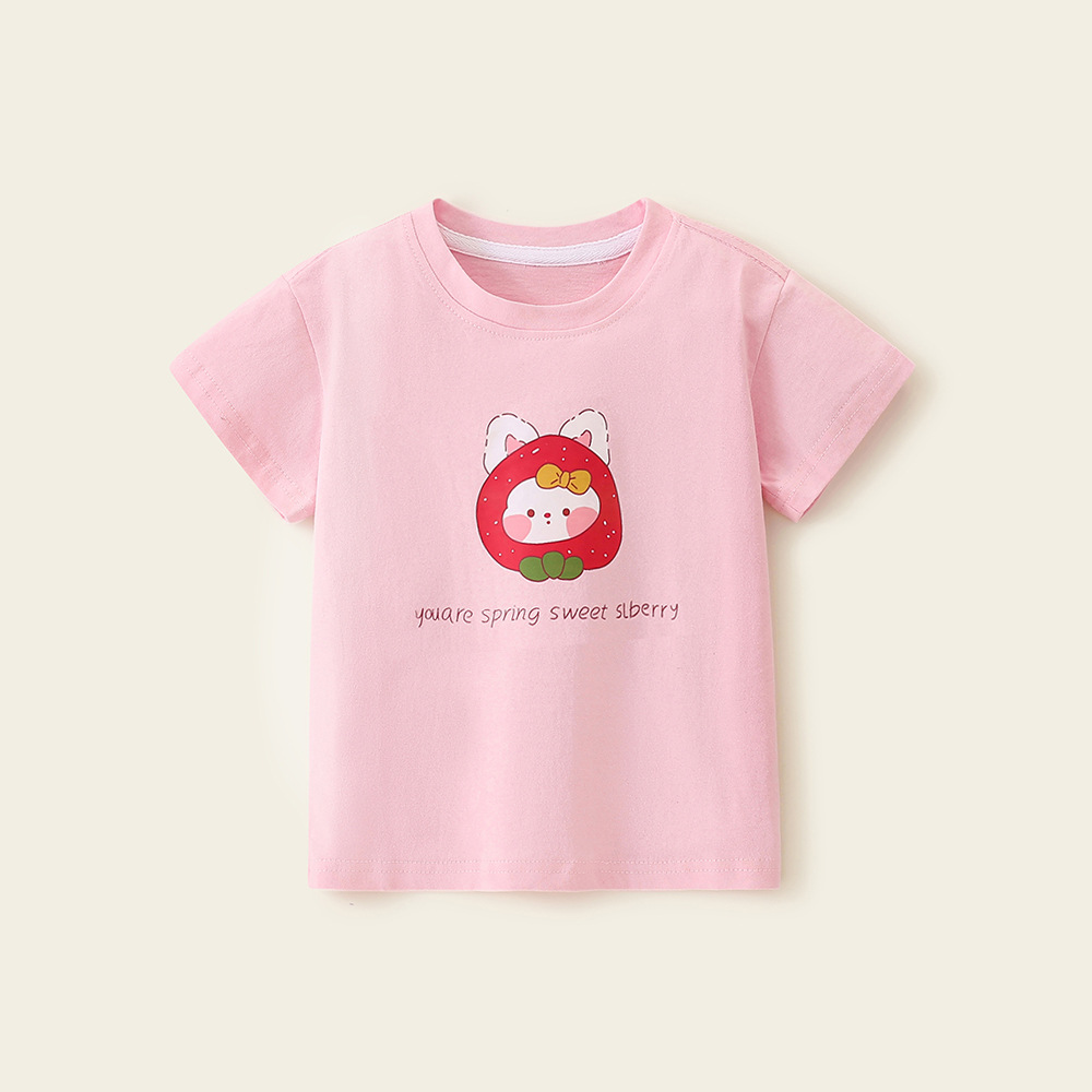 夏装2024新款儿童短袖T恤男女童夏季童装中小童韩版纯棉半袖t时髦详情15