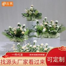 百界挂件福灯婚庆道具铁艺水晶发光婚礼舞台现场装饰空中吊顶灯饰详情21