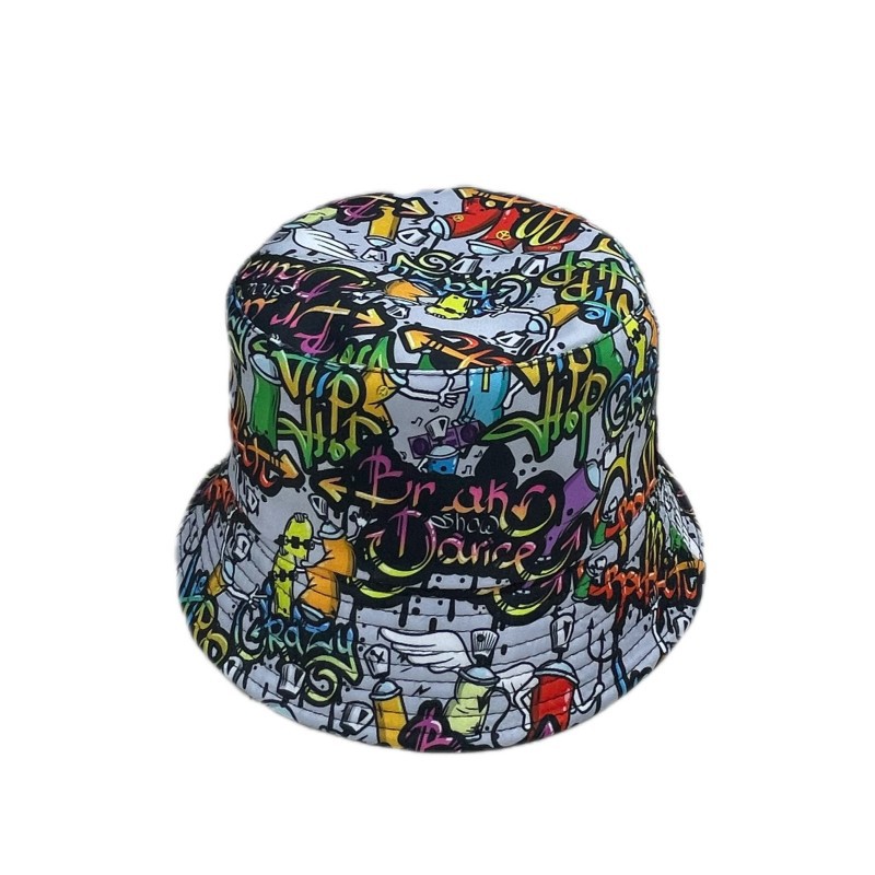 New European and American printed fisherman hats, versatile for men and women, casual sun hats, multi-style sun hats, basin hats, and women's hats pic 34