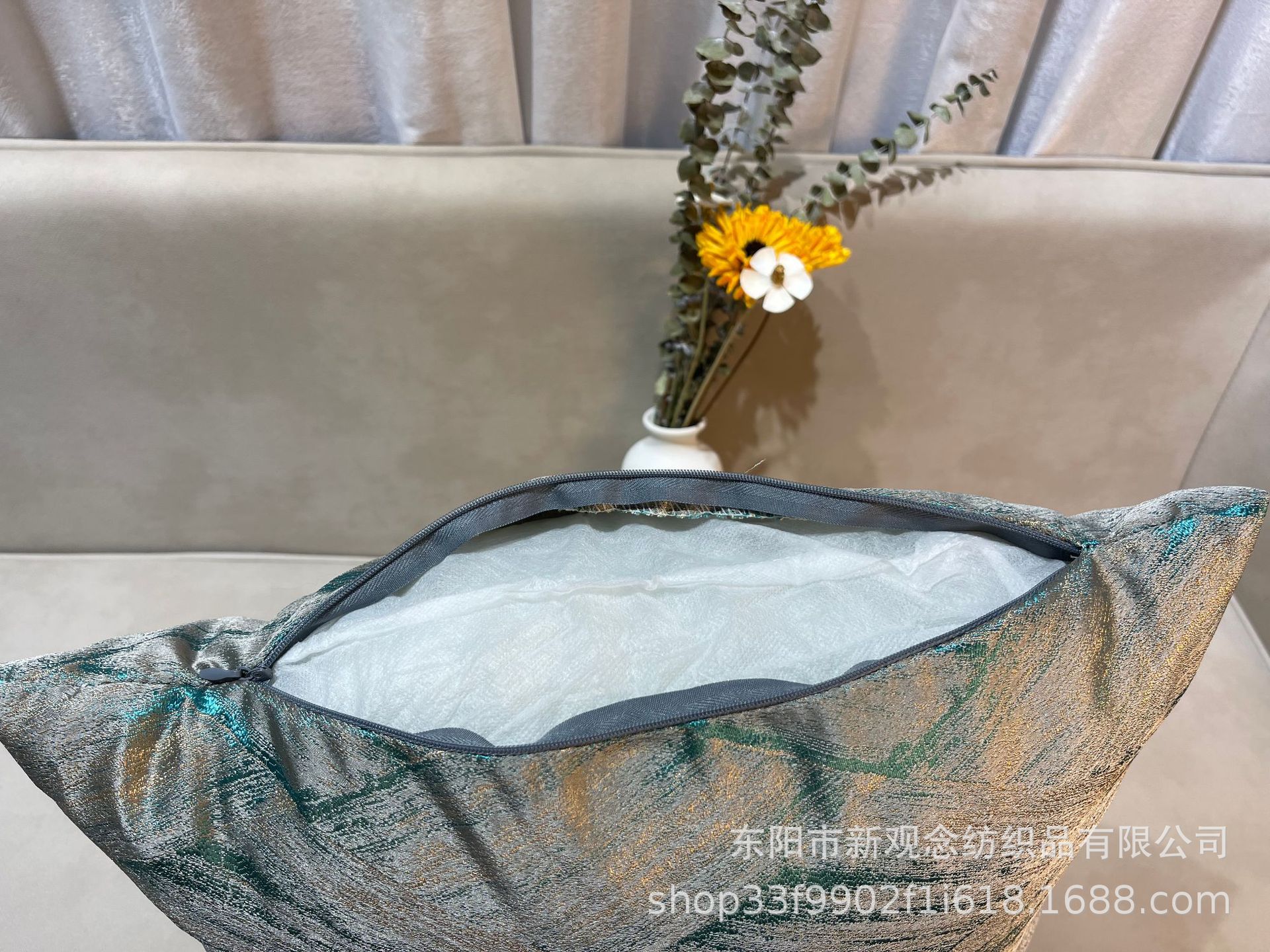 New creative pearlescent geometric abstract pillowcase and modern simple cushion cover factory direct sales cross-border pic 33