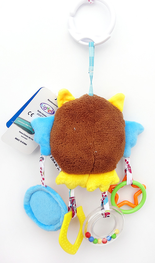 JJOVCE Baby Intelligence Soothing Doll, multi-functional animal bed bell, bed hanger, stroller hanger, baby cloth toy doll pic 39