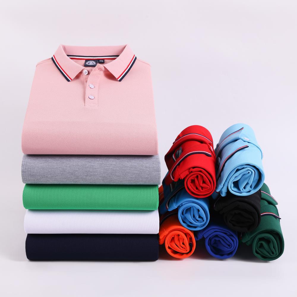 精仿棉polo衫团体工作服定制印字logo广告衫翻领速干短袖刺绣印图详情5