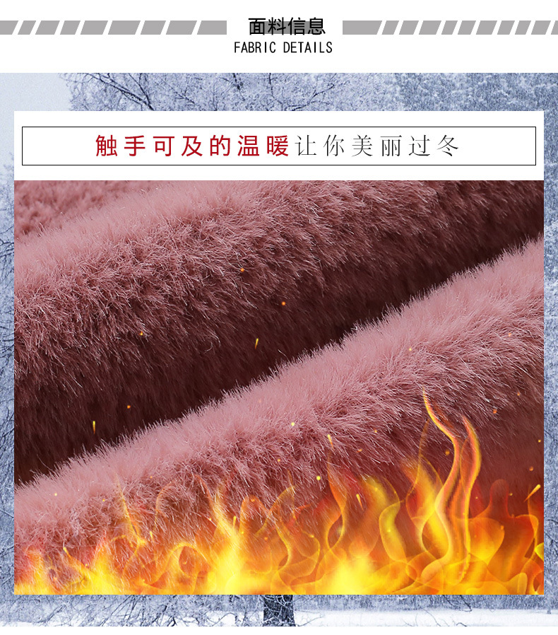 A short tweed coat for women, 2020 winter new style, fashionable and trendy for petite people, imitation mink woolen overcoat pic 9