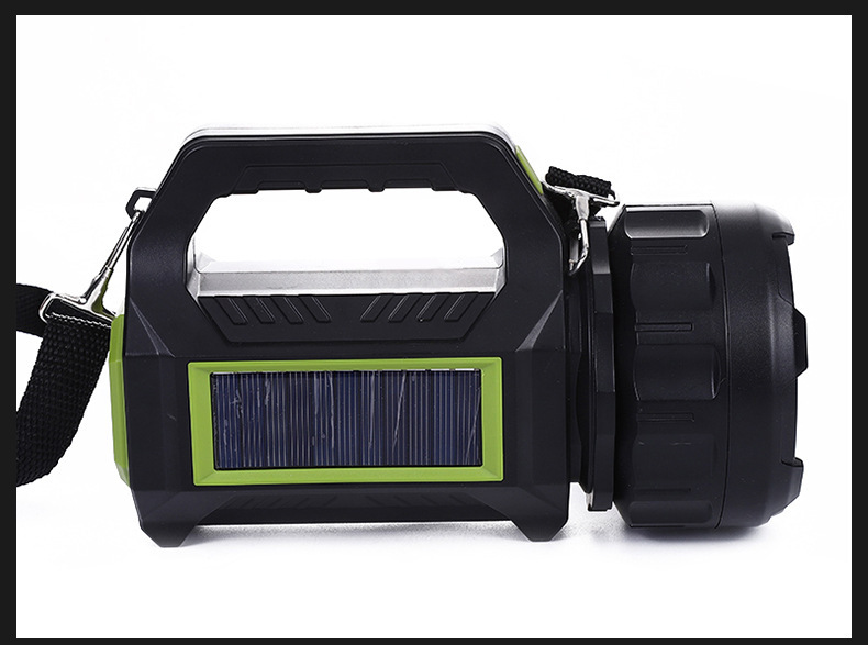 户外野营探照灯厂家供应 远射LED手电筒长续航户外照明电筒详情11