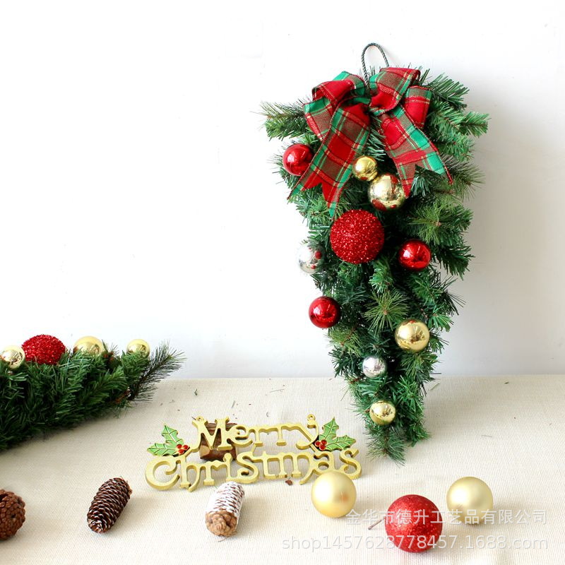 Desheng Cross-border E-commerce Factory supplies Christmas scene decorative hanging ornaments, garlands, PVC pine needles and decorative rattan strips pic 15
