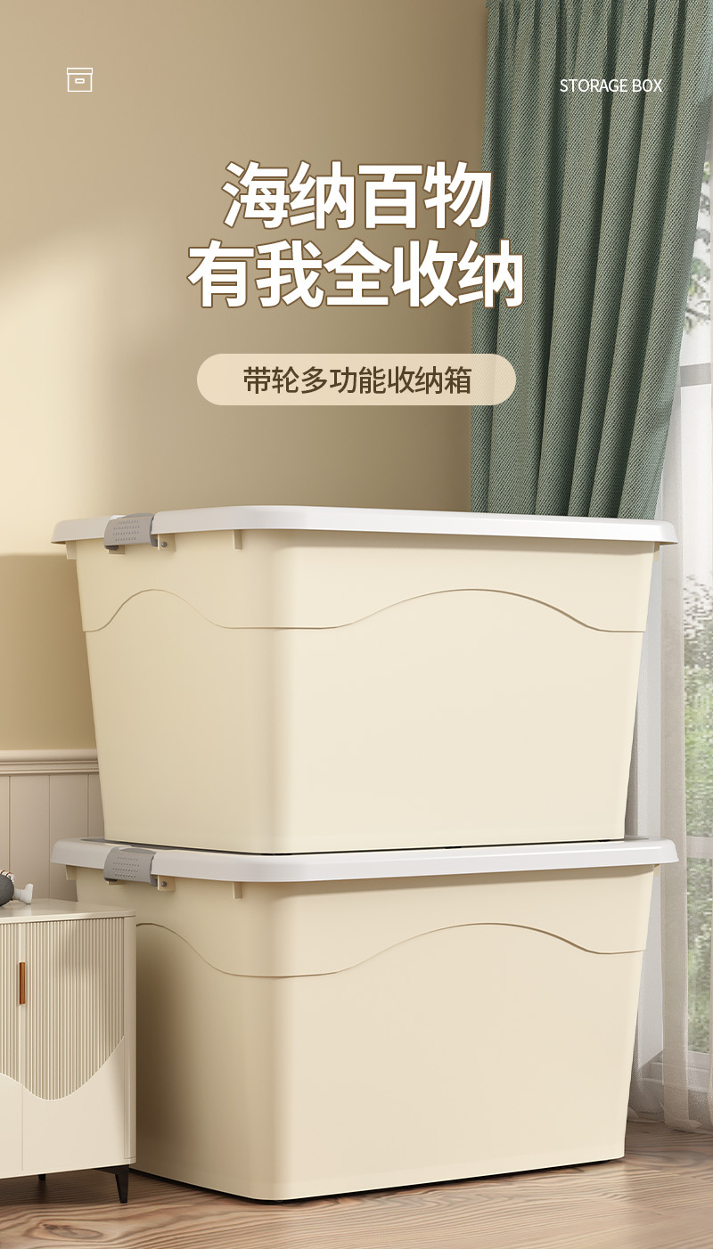 Wholesale plastic storage boxes, extra-large quilt storage boxes, toy storage boxes, clothes and household organizing boxes pic 1