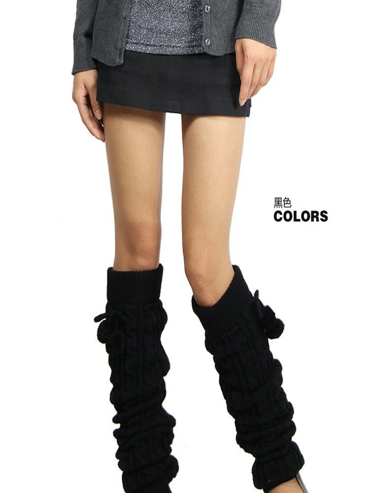 大双球袜套冬保暖加上加厚 腈纶混纺成人袜 女士透气休闲袜子现货详情5