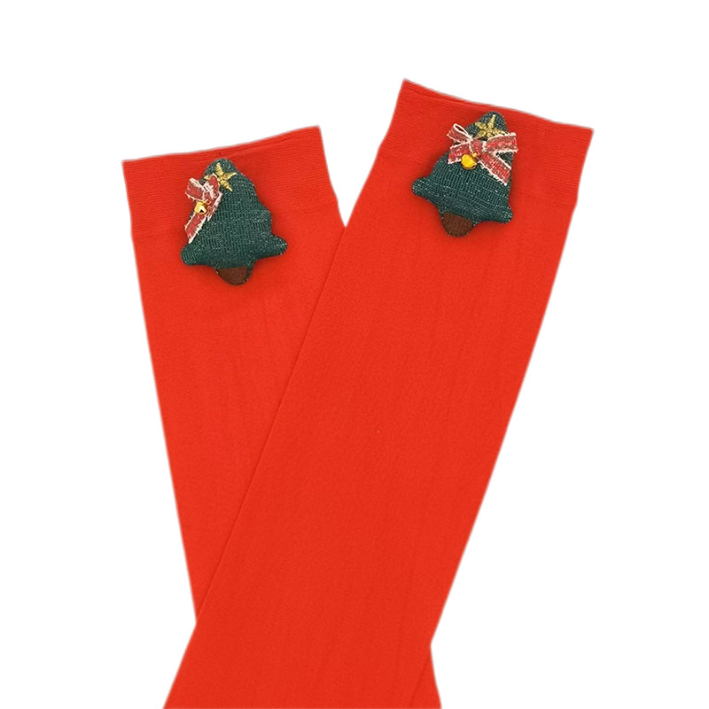 Suministro de fábrica calcetines de navidad ropa de fiesta accesorios calcetines de navidad sobre la rodilla medias de arco pic 23