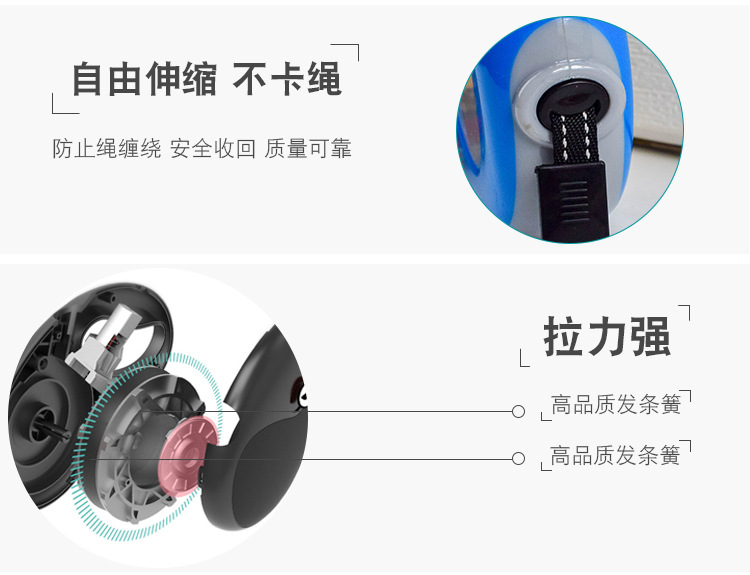 Pet supplies, pet supplies, pet supplies manufacturer wholesale pet dog automatic retractable leash 5M3m dog automatic retractable leash pic 6