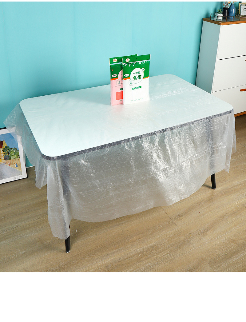 台布一次性桌布加厚商用家用防臭餐厅台布圆桌防水摆摊露营方形详情18
