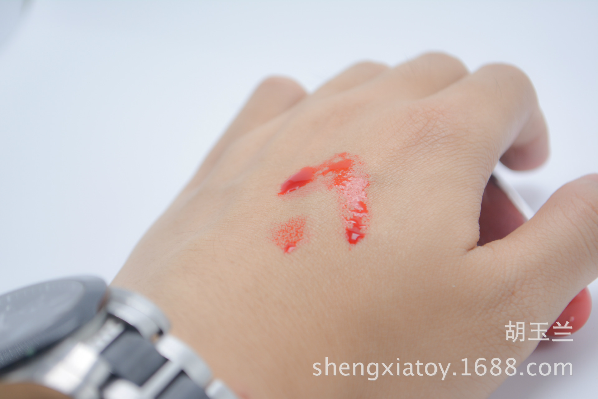 跨境外贸出口万圣节鬼界道具 血浆假牙 僵尸牙齿 愚人节恶搞整人玩具详情3