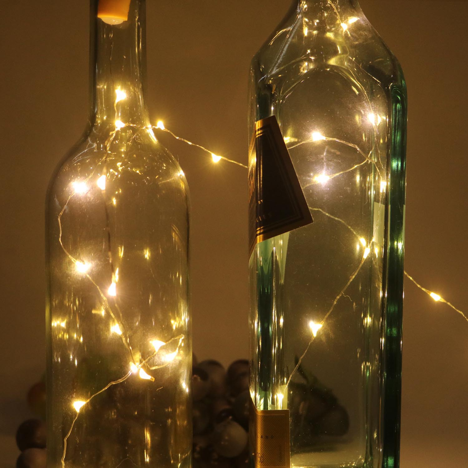 New solar bottle stopper light string with 10 or 20 lights, waterproof Christmas led copper wire light, wine bottle stopper decorative light string pic 8