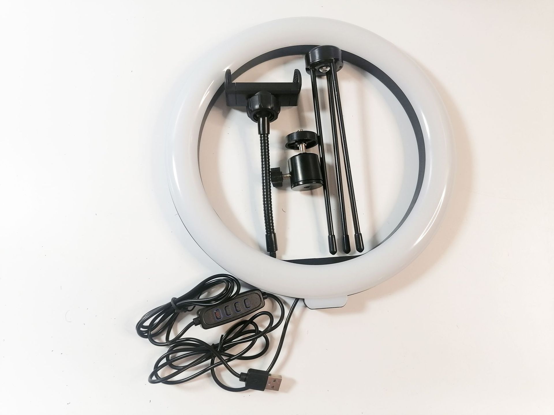 直播补光灯套装10寸ringlight主播自拍美颜补光灯LED环形灯详情3