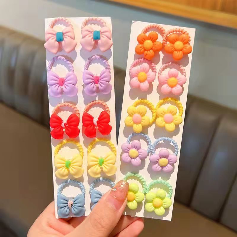 2023年儿童卡通橡皮筋可爱不伤发头绳小号网红新款戒指圈发绳发圈详情4