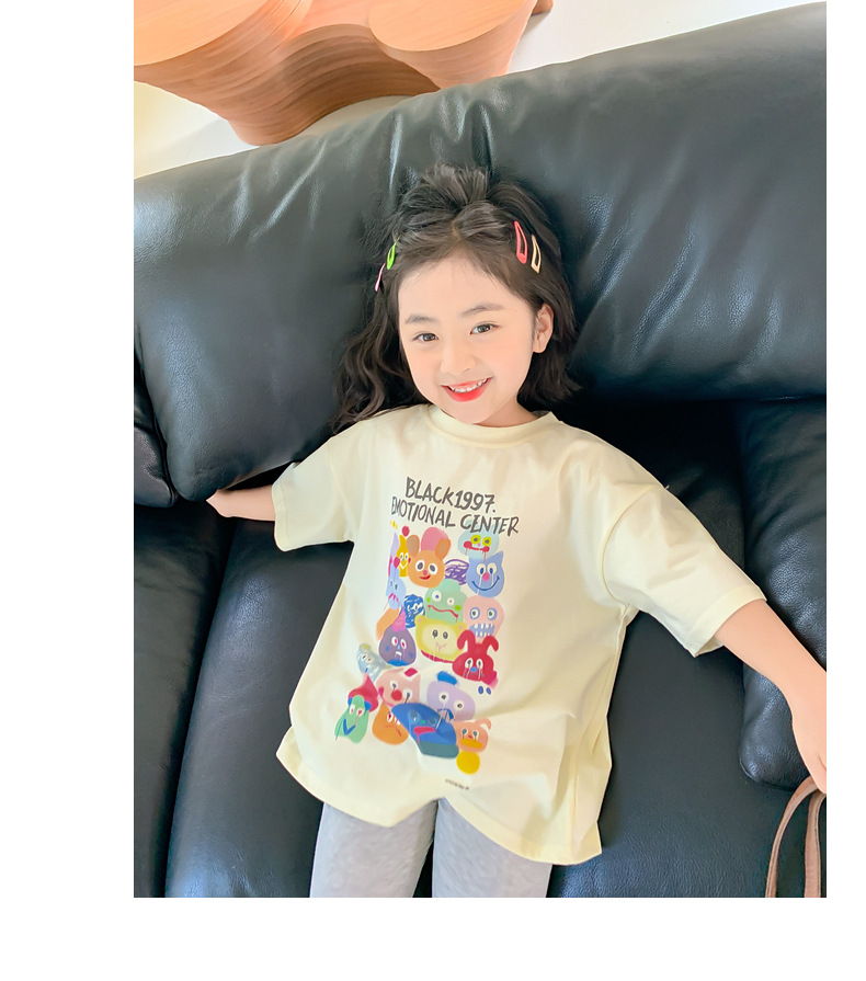 女童夏装2024新款短袖T恤儿童衣服女宝宝体恤上衣夏季打底衫童装详情8