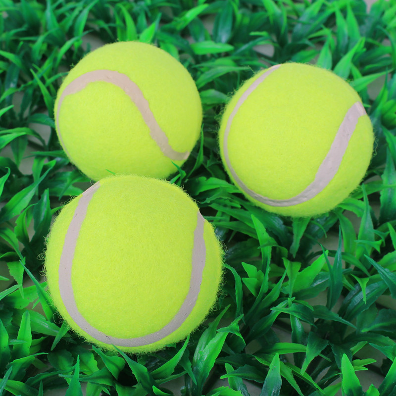 Pet tennis toys, micro-elastic rubber balls, dog biting and throwing training interactive tennis toys, training supplies pic 5