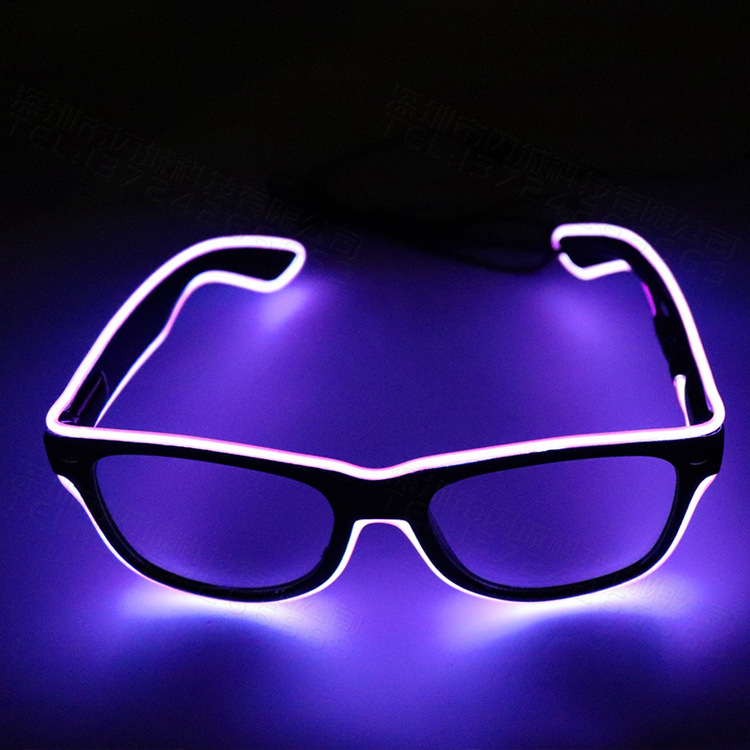 Illuminated Glasses, LED rice nails, voice-controlled bar party gifts, music night club atmosphere supplies, Neon Glasses pic 78