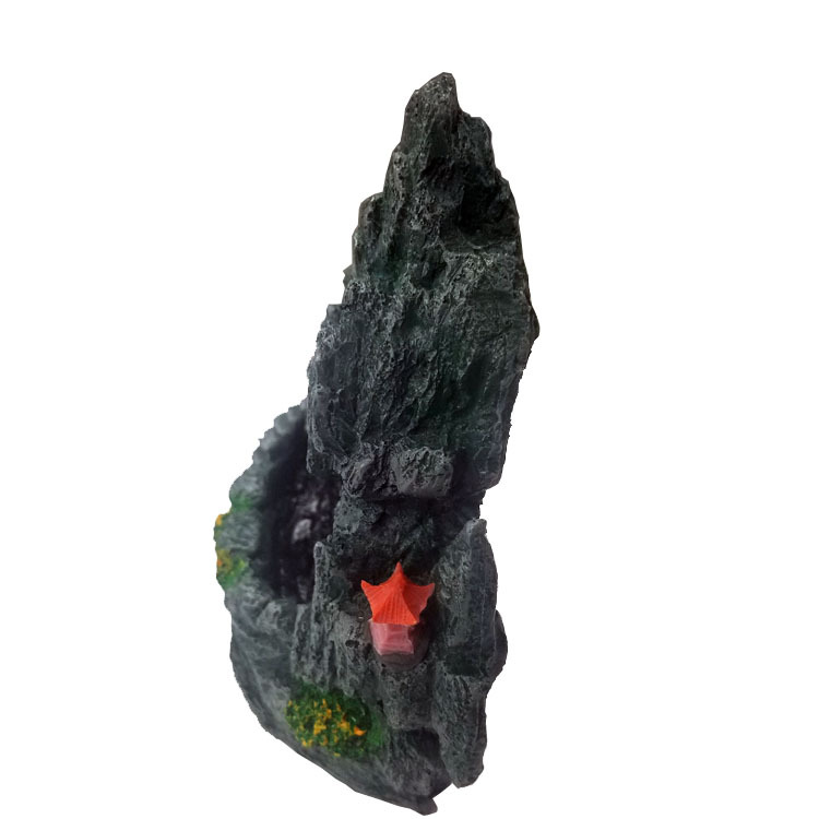水族用品批发厂家批发鱼缸假山树脂造景装饰品瀑布流沙摆件详情33