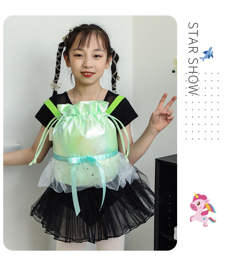 新款舞蹈包儿童双肩跳舞背包运动包休闲包女童可爱芭蕾舞书包印字详情20