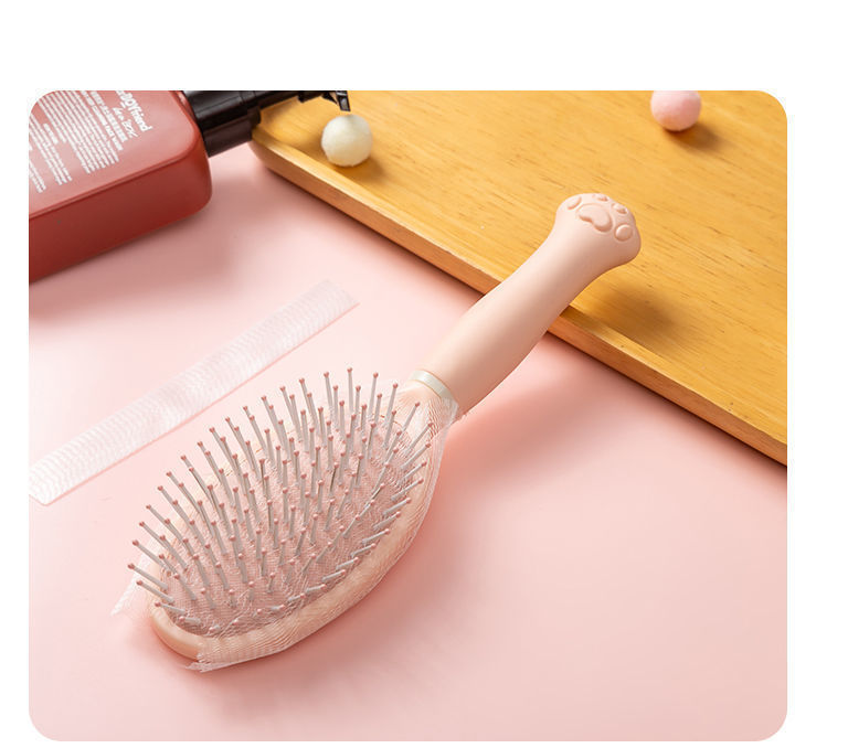一次性气垫梳清洁网 卷发棒头梳网状清理神器 多功能毛发清洁纸详情14