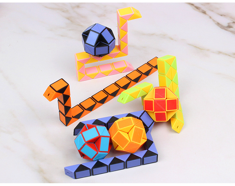 Juguetes educativos para niños cubo de rubik inteligencia 100 magic rulet toys fabricantes 24 segmentos 100 magic rulet wholesale pic 8