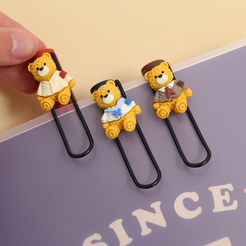 ZF2671Nandy Bear Pen for correcting posture and practicing calligraphy, with replaceable ink cartridges, is a special pen for boys and girls to write pic 15