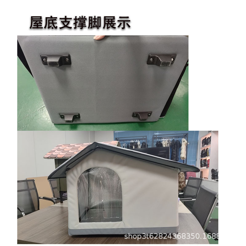 Cross-border amazon hot sale pet supplies casa de calefacción para gatos y perros casa termostática mantener caliente al aire libre impermeable mascotas nido pic 12