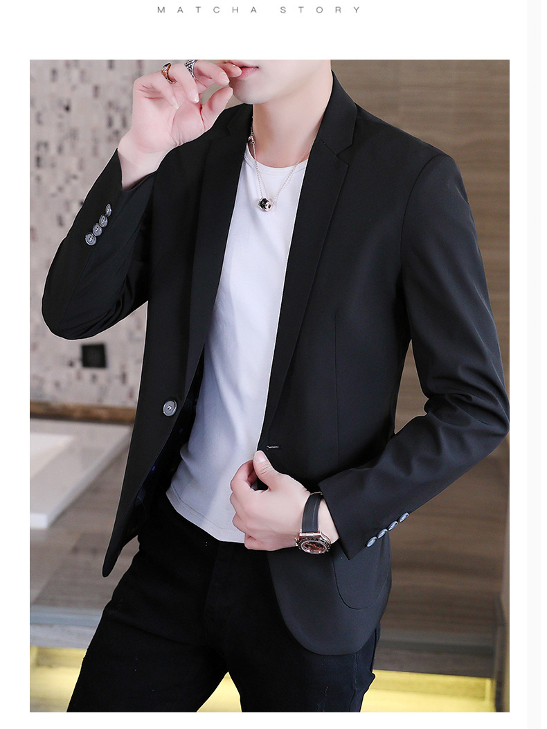 Primavera/otoño 2022 nuevos trajes casuales para hombre versión coreana trajes para hombre trajes para hombre chaquetas de alta gama para hombre pic 6
