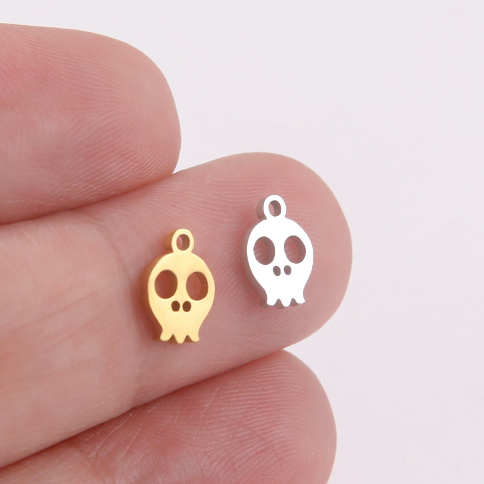 Stainless steel jewelry making, planet crowns, star small ornaments, pendants, bracelets, necklaces, DIY accessories, wholesale in stock pic 16