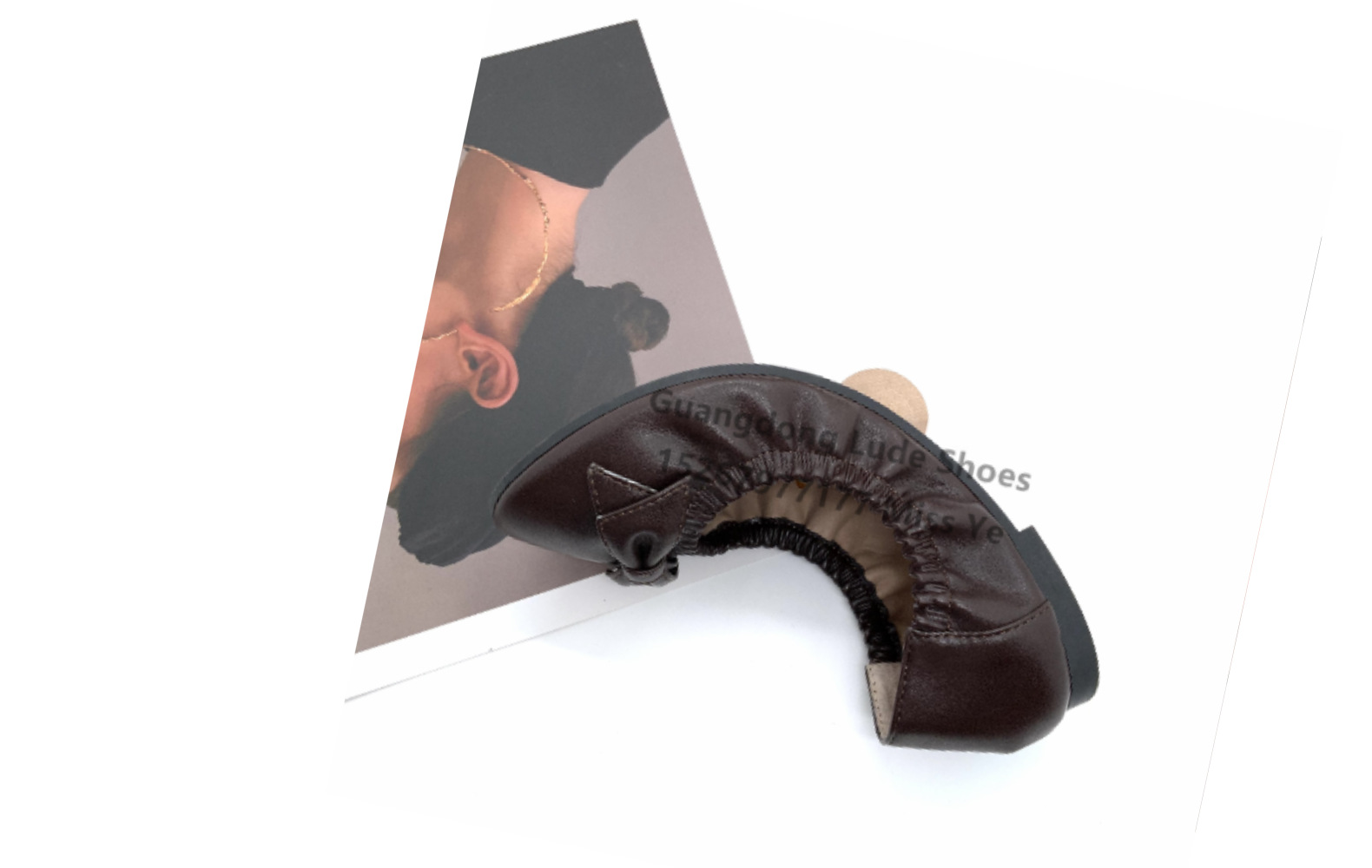 新款春夏季女士休闲单鞋广州女鞋工艺鞋蝴蝶结休闲舒适百搭蛋卷鞋详情7