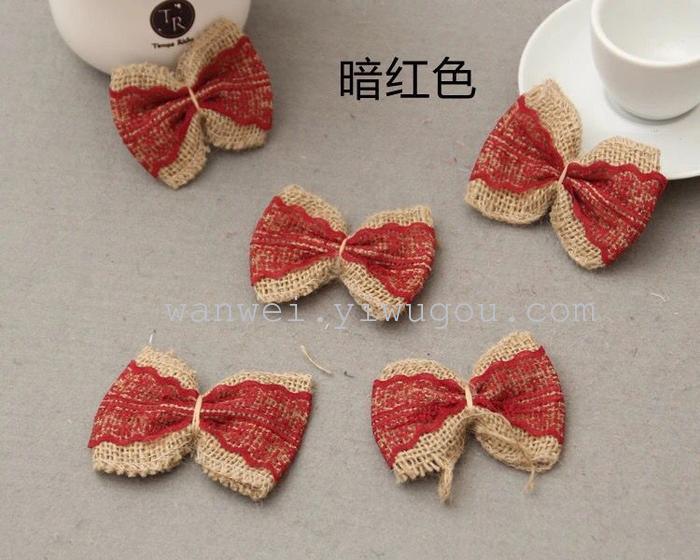 Packaging materials: Lace edges, linen strips, bows, wedding accessories pic 9