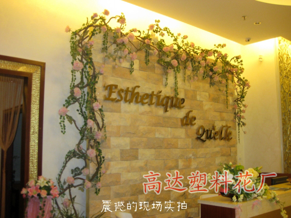 Artificial grape leaf, vine, plastic artificial leaf decoration, densification, small leaf sweet potato leaf climbing, tiger leaf drying, vine, artificial flower, artificial lawn, artificial tree, artificial vine, artificial flower, artificial green pic 8