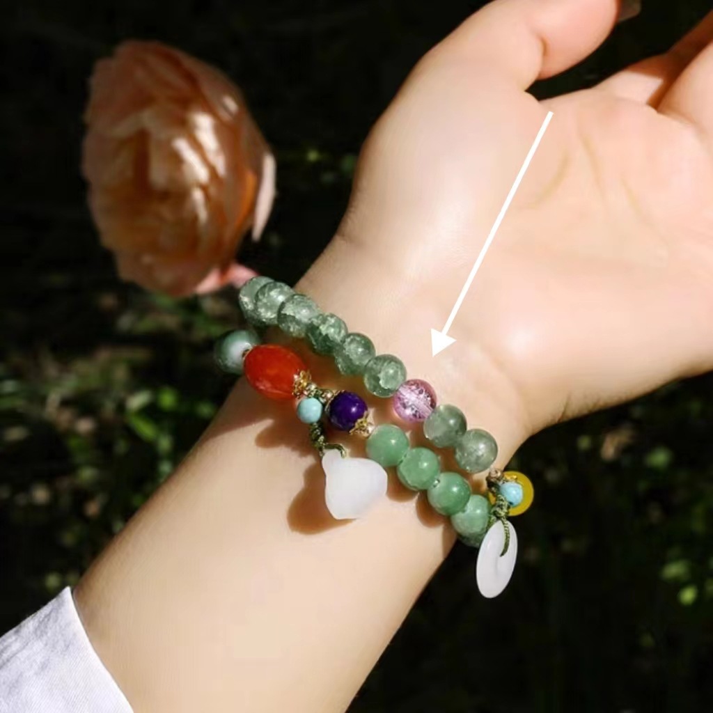 新中式复古民族风编织陶瓷蝴蝶手链女国风元素文艺手绳百搭饰品潮详情18