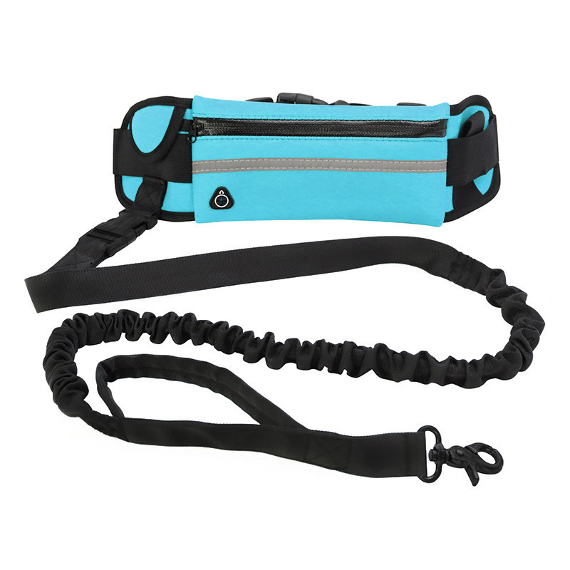 Pet sports waist bag leash set, outdoor running dog walking leash, multi-functional running pet leash pic 6