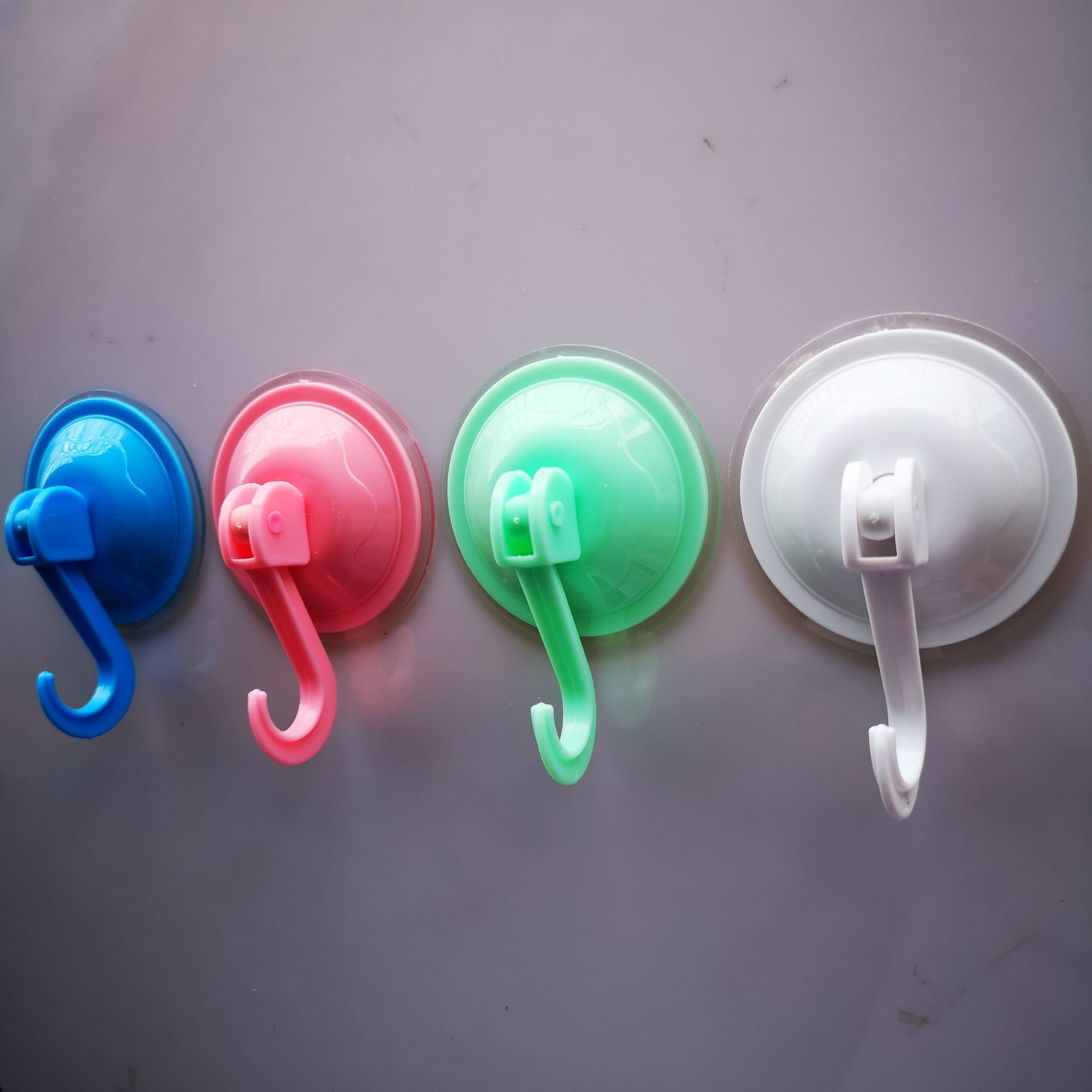 Seamless transparent hook wall-mounted, 6cm no-drilling adhesive hook, strong wall adhesive, nail-free small hook manufacturer pic 16