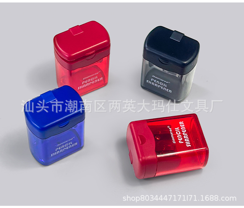 厂家直供透明 削笔刀创意卷笔刀引流手摇转笔刀批发铅笔刀详情8