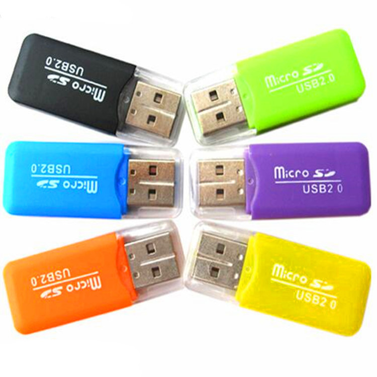 Mobile phone memory card cool card reader, TF card reader, SD high-speed 2.0 mini USB card reader pic 12