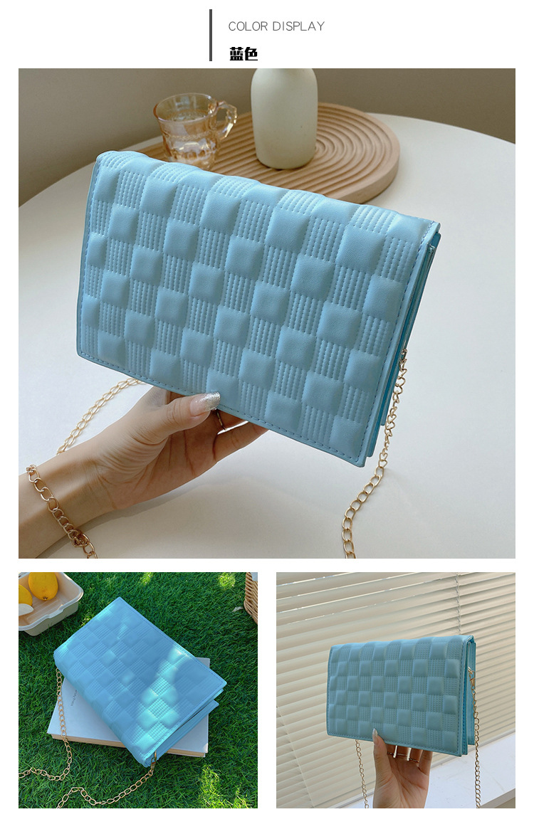 网红手提包包2021新款时尚单肩女包休闲感洋气斜挎简约ins链条包详情42