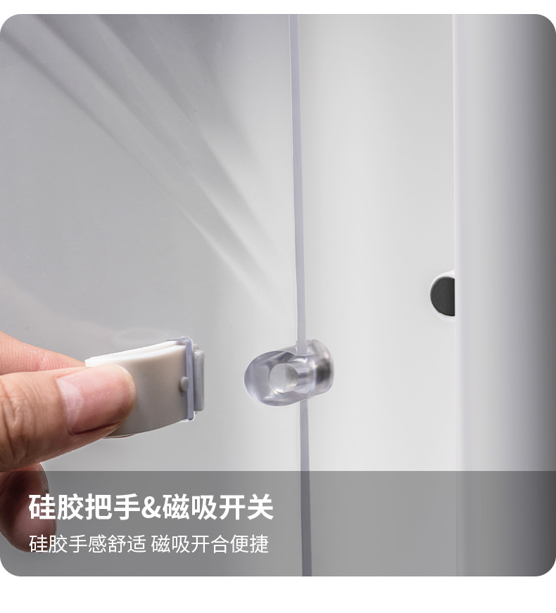 Non-drilling storage cabinet, corner bathroom rack, wall-mounted cosmetic storage box, multi-functional kitchen storage rack pic 17