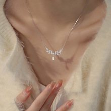 S925 sterling silver Instant Wealth Small gold Bar necklace for women, new light luxury, niche and versatile collarbone chain, wealth-attracting small gold brick pendant pic 19