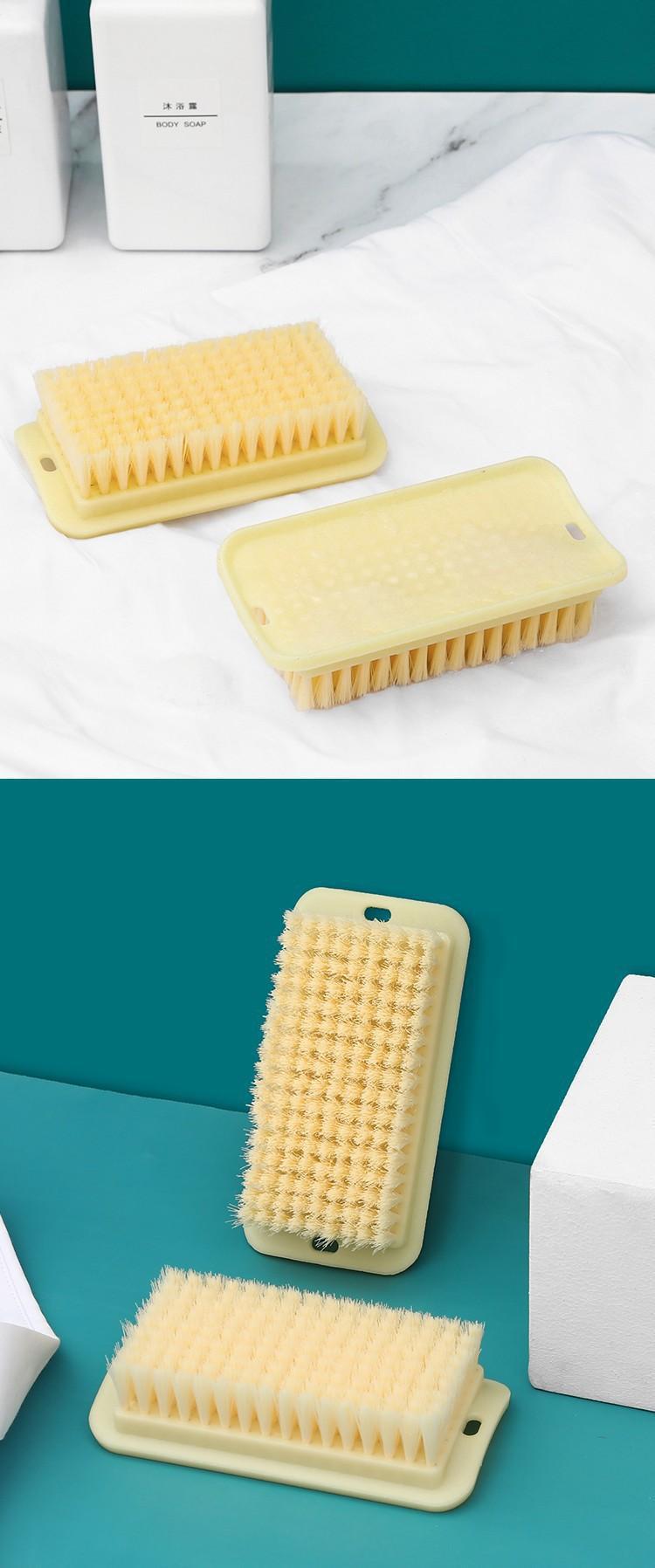 Simple household shoe brush, multi-functional soft bristle non-damaging clothes cleaning brush, student dormitory plastic board brush, laundry brush pic 13