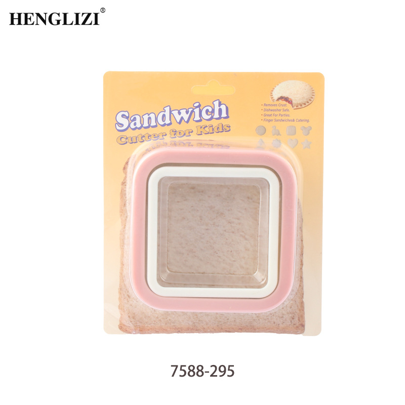 Cross-border stainless steel PP hand-protecting baking sandwich molds, bread embossing molds, cartoon animal printers, biscuit molds pic 17