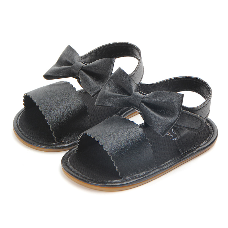 Summer new style 0-1 year old girl baby bow PU soft-soled walking shoes and infant sandals wholesale 0960 pic 12